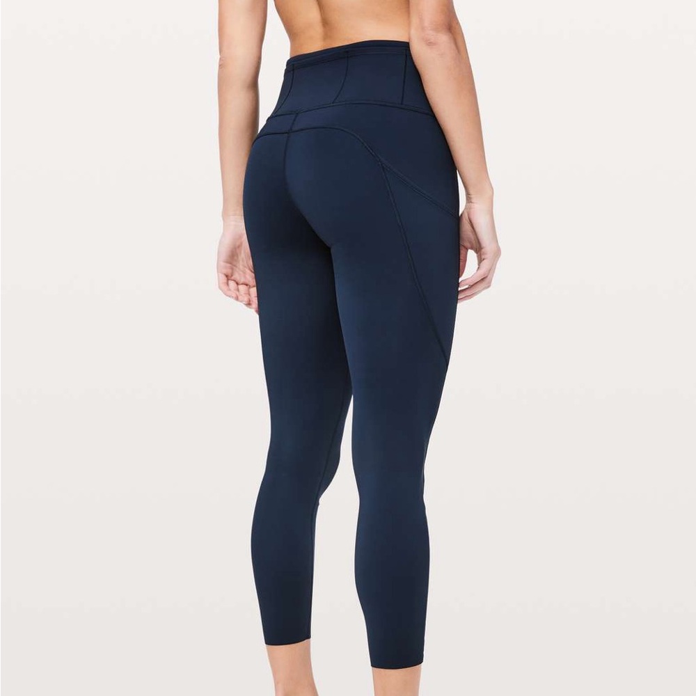 NWT Lululemon Fast & Free HR Tight 25" - True Navy